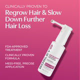 BosleyMD Minoxidil Topical Solution for Women. Clinically proven to regrow hair and slow down further hair loss.