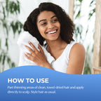 How to use. Part thinning areas of clean, towel-dried hair and apply directly to scalp. Style hair as usual.