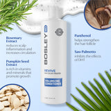 BosleyMD Revive Non Color-Treated Volumizing Conditioner with ingredients.